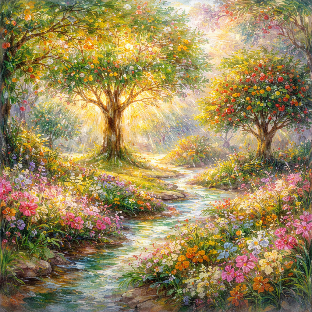 And out of the ground made the LORD God to grow every tree that is pleasant to the sight, and good for food; the tree of life also in the midst of the garden, and the tree of knowledge of good and evil.
(Genesis 2:9 KJV)