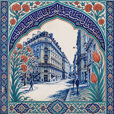 Turkish Art Style Style Transfer Example