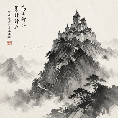 majestic castle on a hilltop