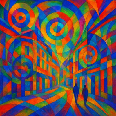 Orphic Cubism Art Style Style Transfer Example