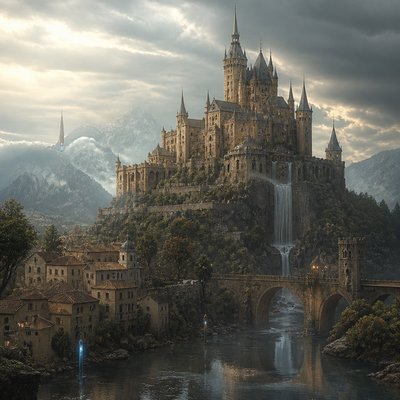 majestic castle on a hilltop