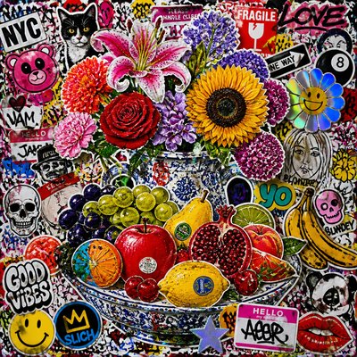 Sticker Bomb Street Art Style 3