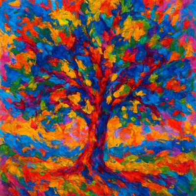 a tree in nature