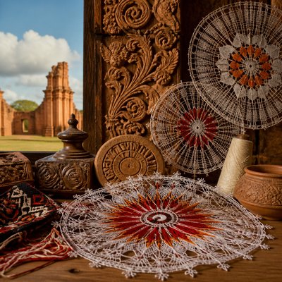 still life with everyday objects — Paraguayan Art Style