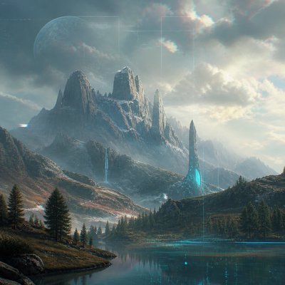 wide landscape with natural scenery