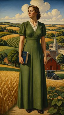 full-length portrait of an elegant figure