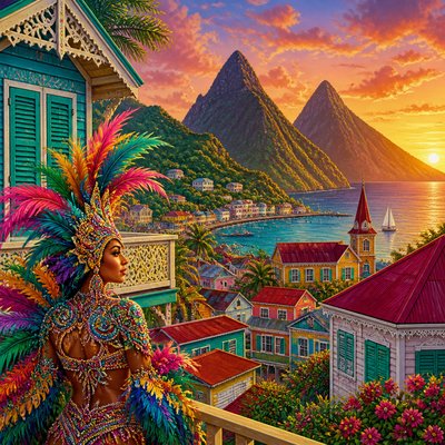 Saint Lucian Art Style 2