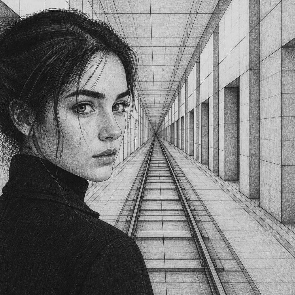 One-Point Perspective Art Style example artwork 1