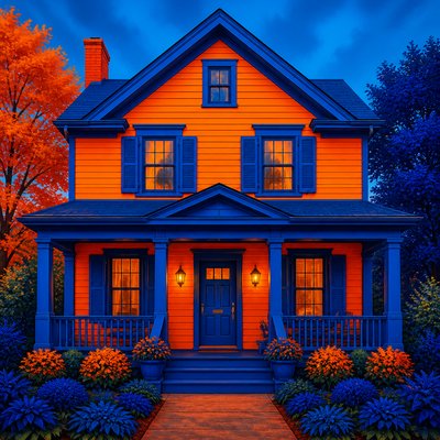 house with front view