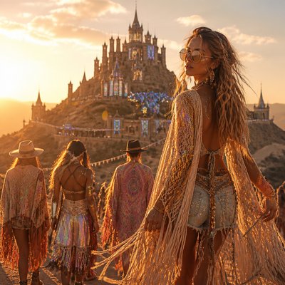 majestic castle on a hilltop
