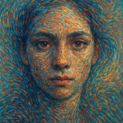 portrait of a person with expressive eyes