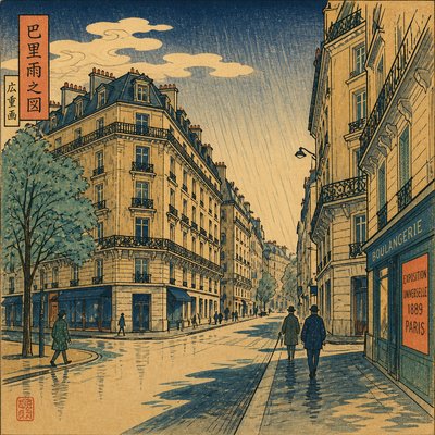 Ukiyo-e Art Style Style Transfer Example