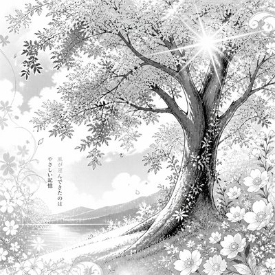 a tree in nature