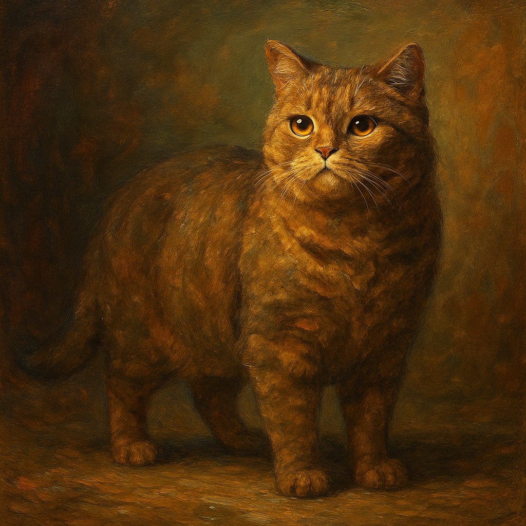 animal standing in natural pose