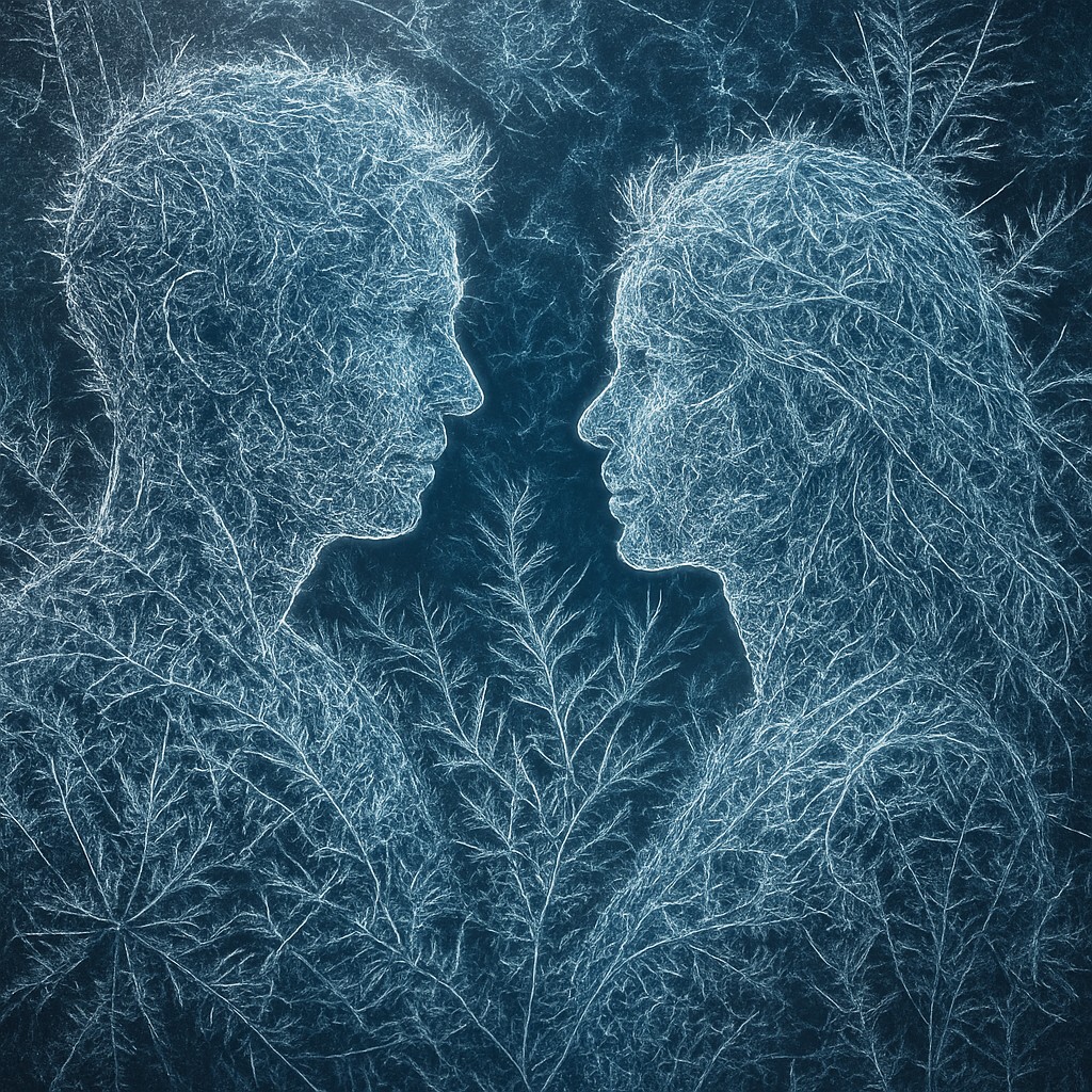 portrait of two people together