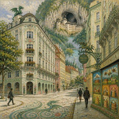 Slovenian Art Style Style Transfer Example