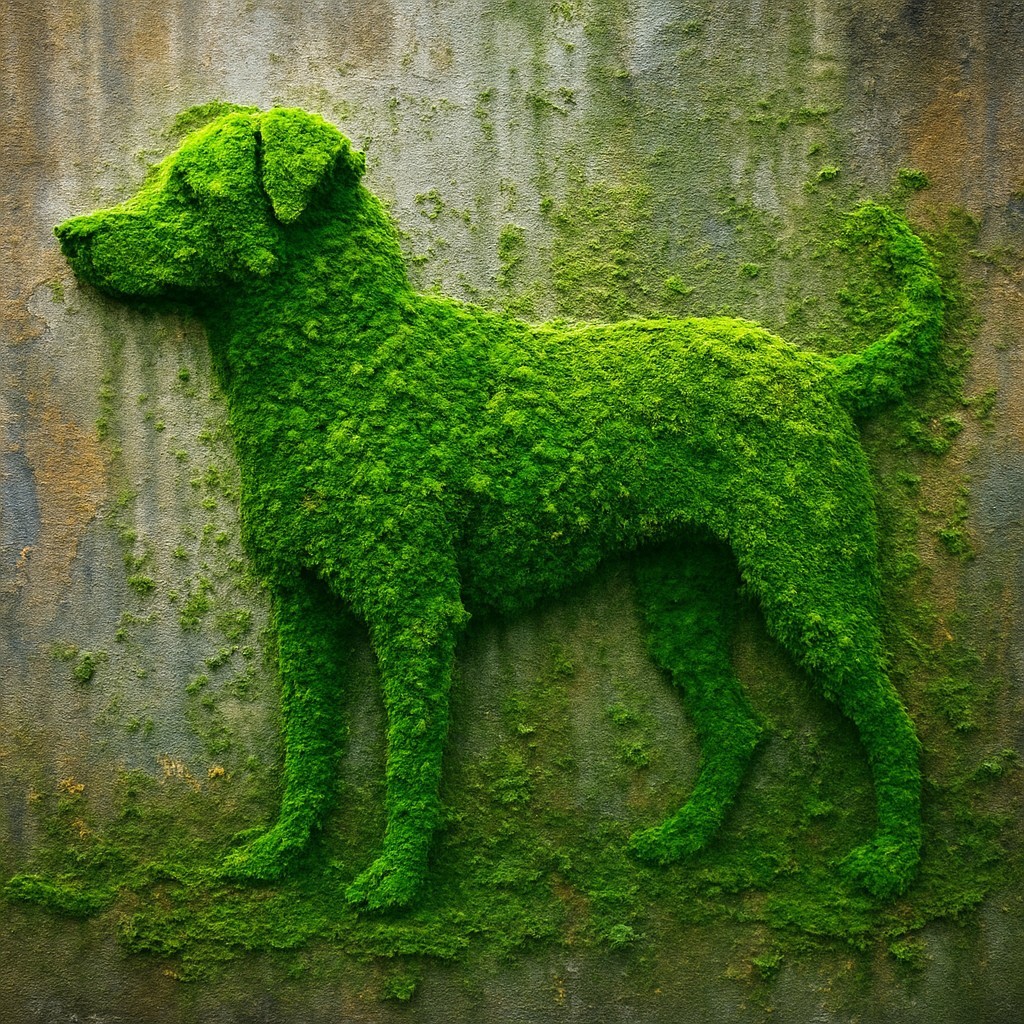 animal standing in natural pose