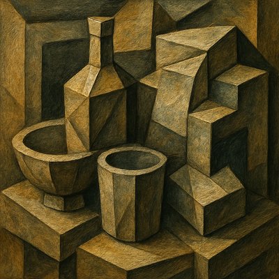 still life with everyday objects