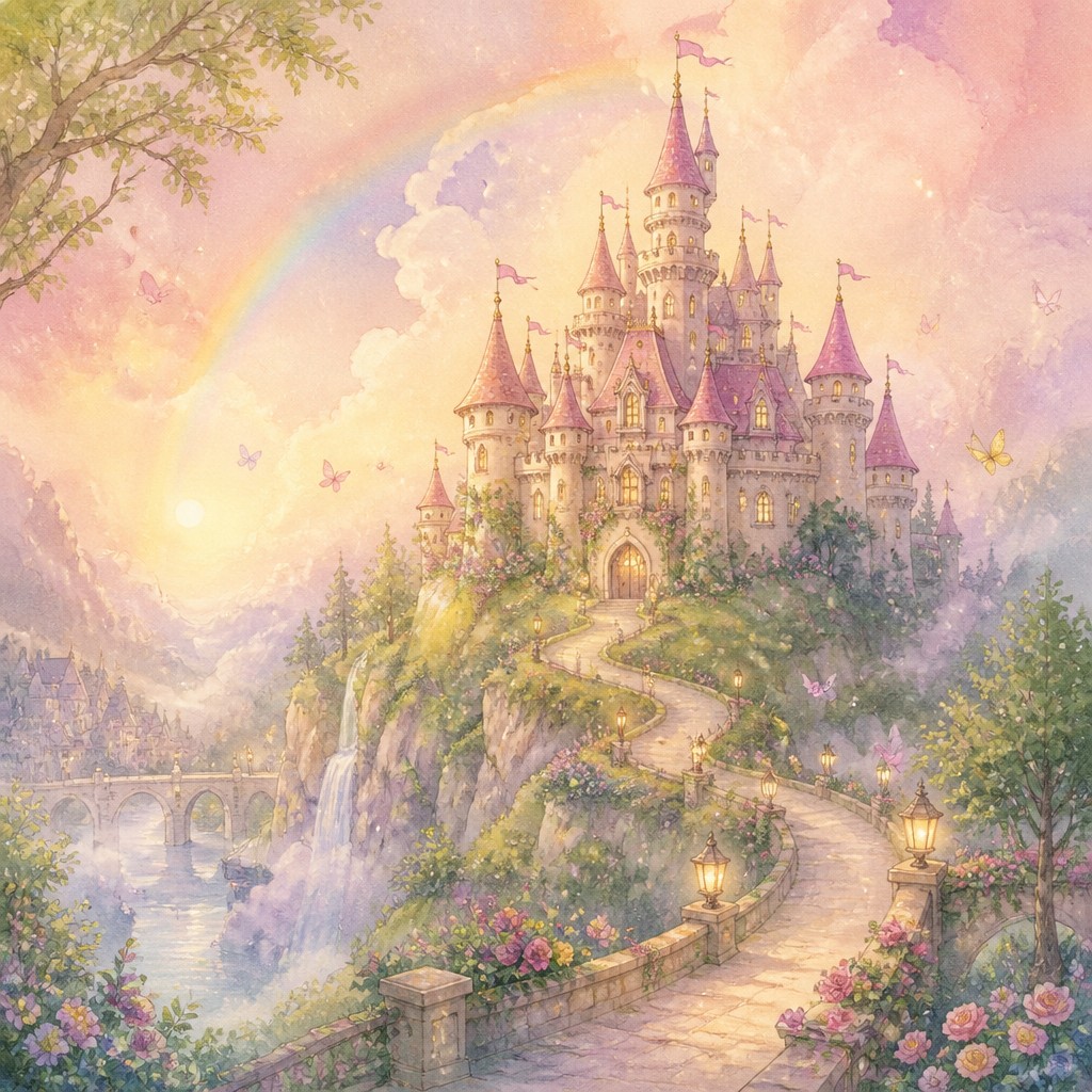 majestic castle on a hilltop