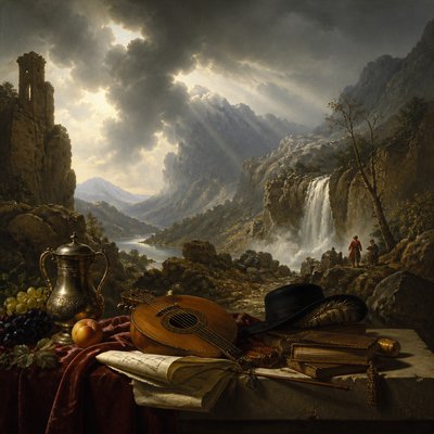 still life with everyday objects