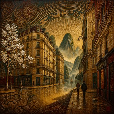 Vietnamese Art Style Style Transfer Example