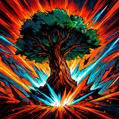 a tree in nature