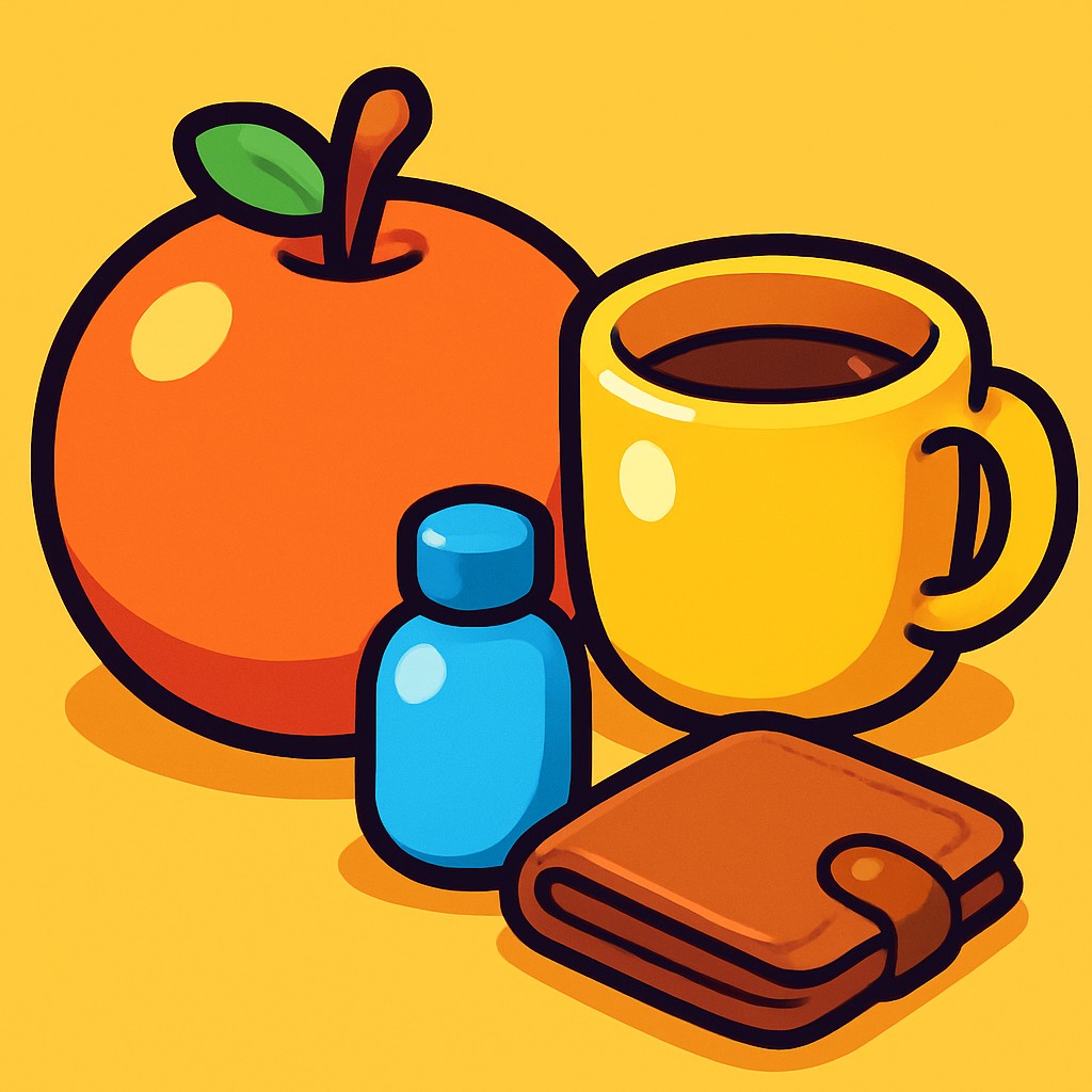 still life with everyday objects