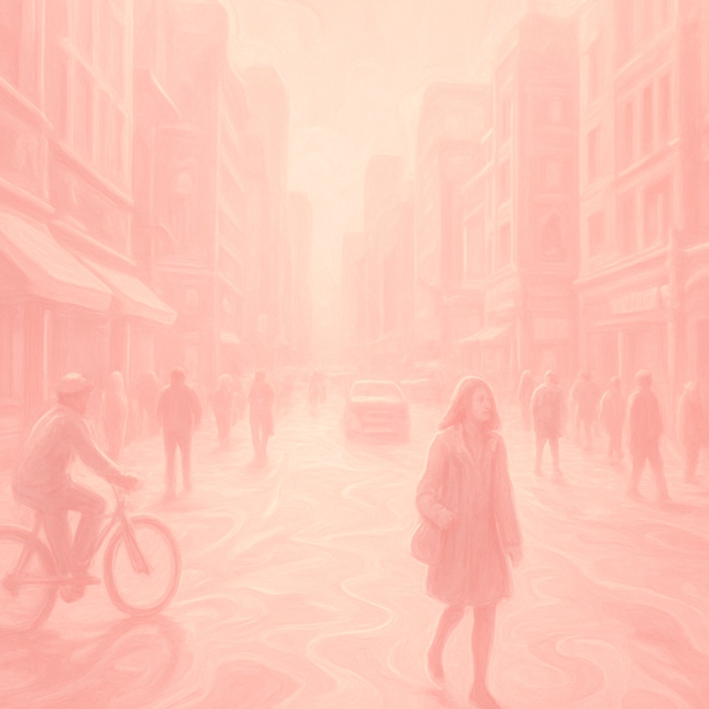 urban street with city activity