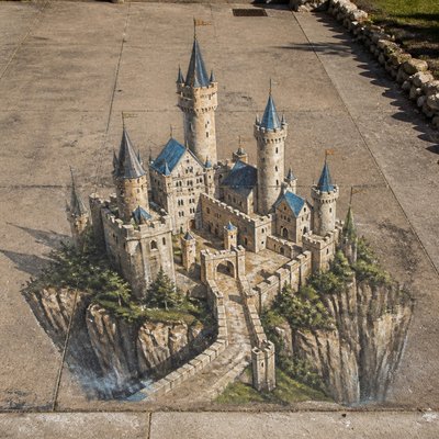 majestic castle on a hilltop