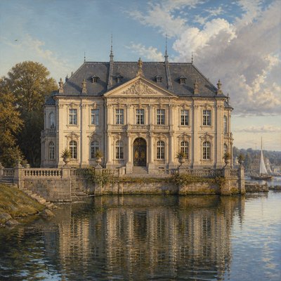 house with front view — Stockholm Art Style
