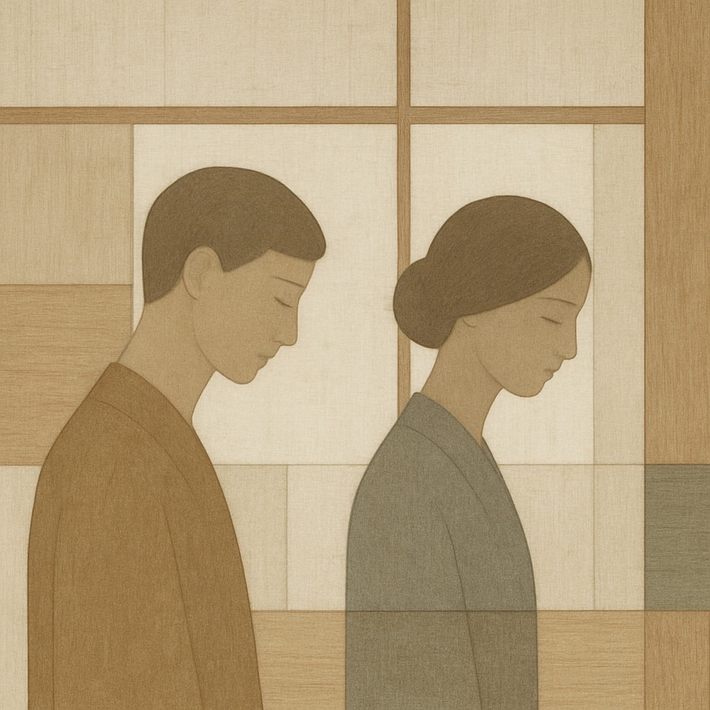portrait of two people together