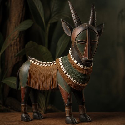 animal standing in natural pose