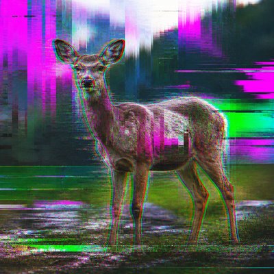 animal standing in natural pose