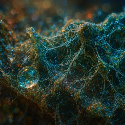 Macro Nature Art Style Transfer Example