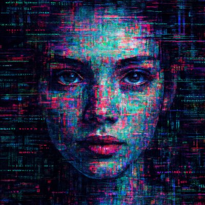 portrait of a person with expressive eyes