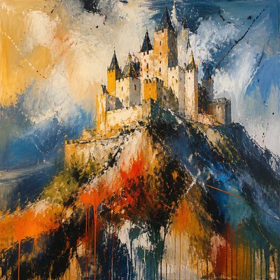 majestic castle on a hilltop