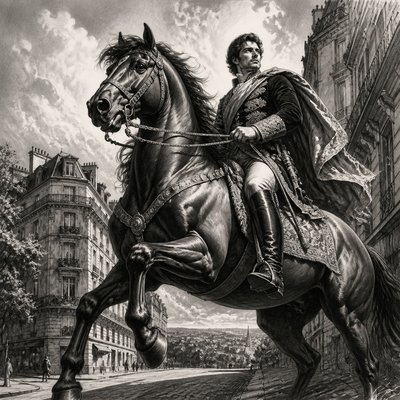 Equestrian Portrait Art Style Style Transfer Example