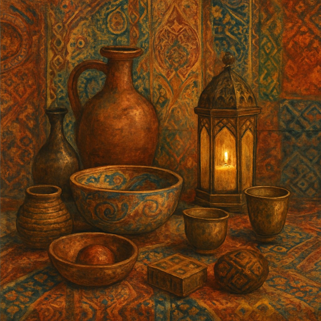 still life with everyday objects