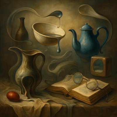 still life with everyday objects