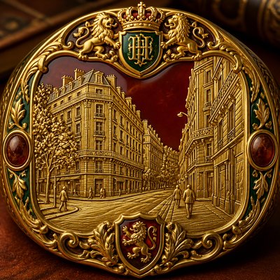 Signet & Heraldic Jewelry Design Style Transfer Example