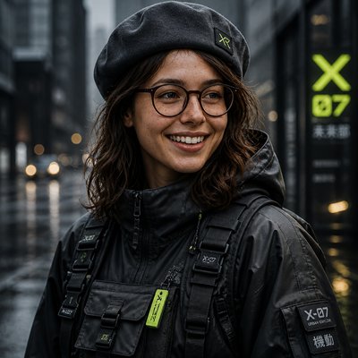 Techwear Fashion Style Transfer Example
