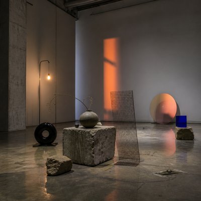 still life with everyday objects