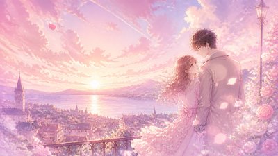 sweeping panoramic landscape with a dramatic sky