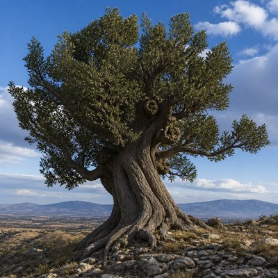 a tree in nature — Photorealistic Figurative Art Style
