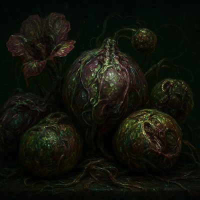 still life arrangement of fruits and flowers