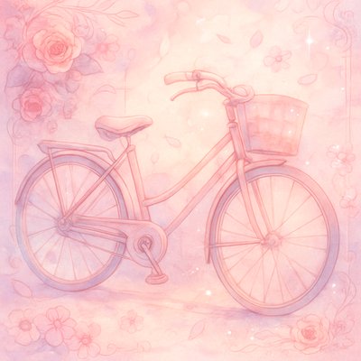bicyle resting against a wall
