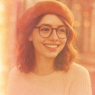 Vintage Film Burn Style Transfer Example