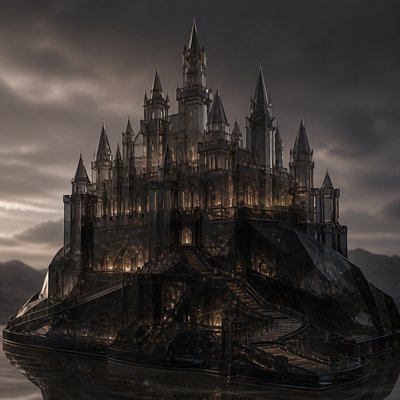 majestic castle on a hilltop