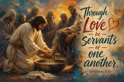 "Through love be servants of one another." - Galatians 5:13 