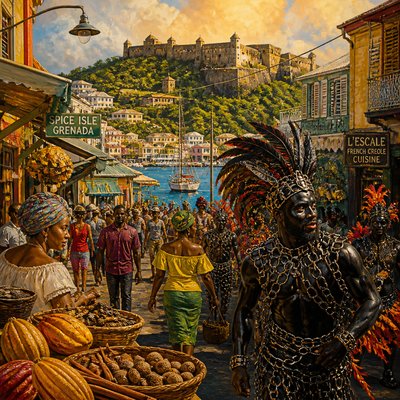 urban street with city activity